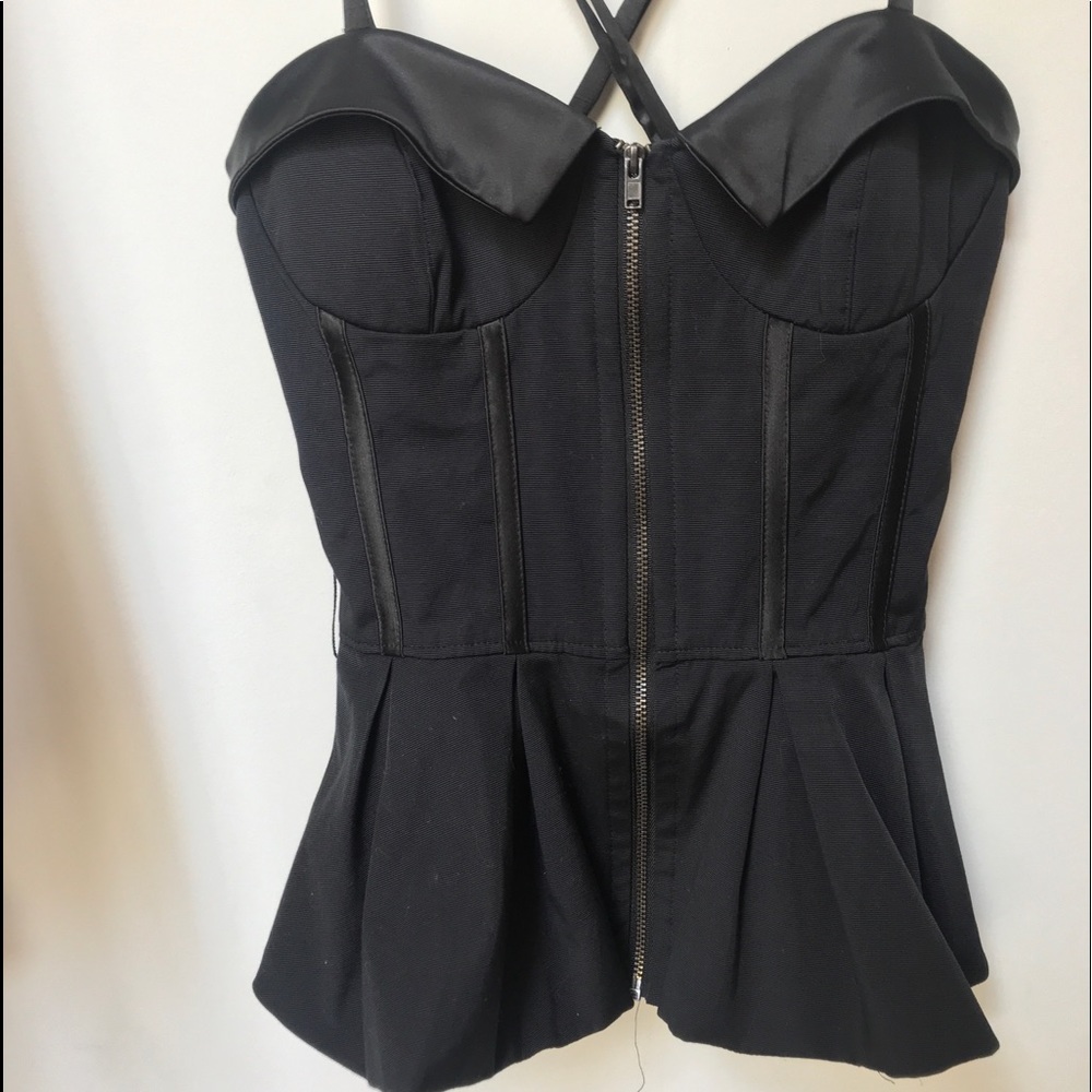 Bebe Pepplum Top
